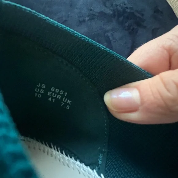 Rothy's Teal Women's Point Flats - Picture 3 of 5